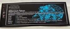 Lego Star Wars UCS Sticker for 10179 Millennium Falcon YT-1300 full Replacement