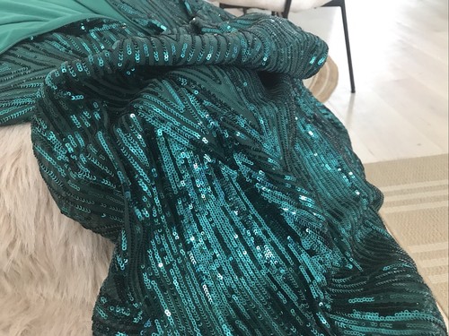 Schein palietten damenkleid - schein,