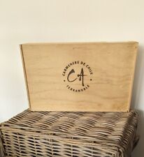 1 leere WEINKISTE Holzkiste / Dekokiste / Regalkiste / Aufbewahrungskiste Chile