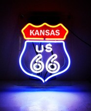 US Route 66 Kansas State Neon