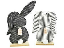 2er Set Aufsteller Stoff Hase
