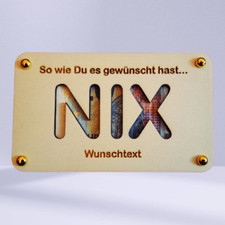 Geldgeschenk Holz