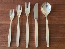 WMF Besteck Stockholm Kurt Mayer 90er Besteck Set versilbert 5 Teile