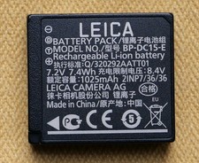 LEICA Li-Ionen-Akku BP-DC 15 E für LEICA D-Lux 7 und D-Lux 8