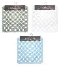 Bubble Duschmatte - rutschfestes PVC-Design. Quadrat 43 x 43 cm.