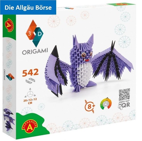 Origami 2554 fledermaus - origami, 3d