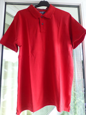 MAINE New England CLASSICS Herren Polo Gr. M 100% Baumwolle Rot Ungetragen