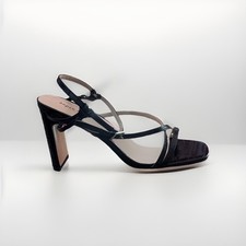 Damen Pumps Schuhe Blockabsatz  41 Riemchenschuhe schwarz Sandalen Absatzschuhe