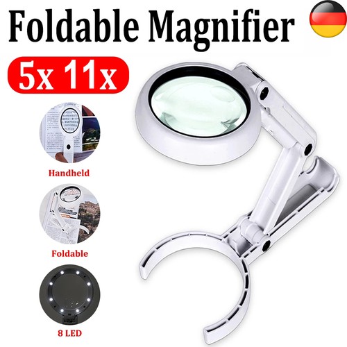 11x handlupe mit led - 5x,