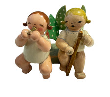 2 alte Wendt & Kühn W. K. Erzgebirge Engel defekt Ersatzteile