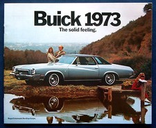 Prospekt brochure 1973 Buick Regal  Century  LeSabre  Riviera (USA)