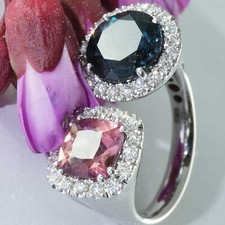 Rosa Turmalin Blautopas