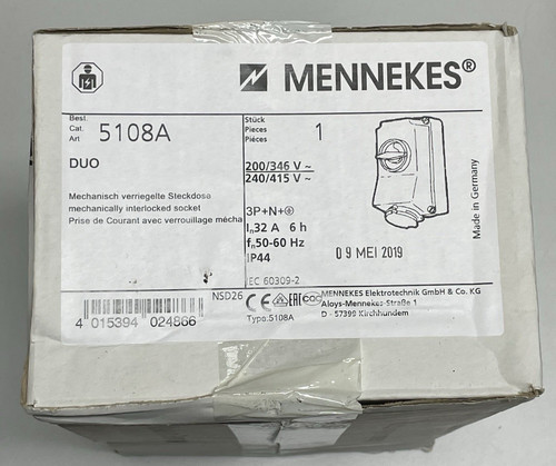 Mennekes steckdose 5108a - /, /