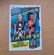 WWE Topps Slam Attax 2021 Card TAG TEAM SHOTZI BLACKHEART EMBER MOON Diva # 193