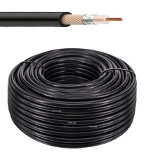 Koaxialkabel RG58 Verlustrarm 10m 20m 50m 50 Ohm HF-Kabel Pigtail
