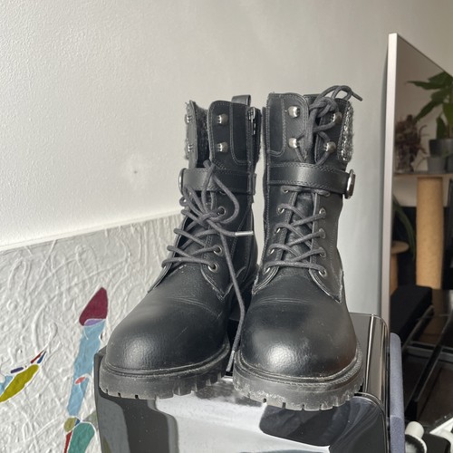 Stiefel schwarz 38 modern - stiefel,