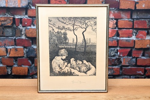 Hans thoma bild - hans, radierung