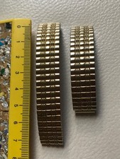 Uhrenarmband antik vergoldet Fixoflex Stretch für mechanische Uhr Armbanduhr alt