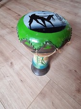 Tunesien Djembe Trommel Souvenir Terrakotta/Ziegenhaut bunt