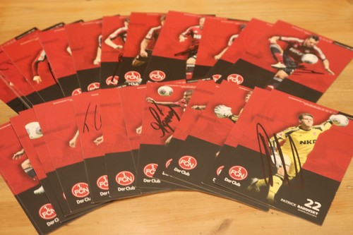 Autogrammkartensatz fc - 1.,