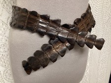 Breiter Vintage Ledergürtel