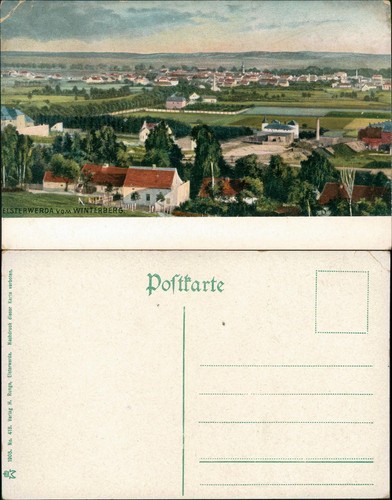 Ansichtskarte elsterwerda - ansichtskarte,