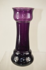 9. ALTE HYAZINTHEN VASE AUS SAMMLUNG - HANDARBEIT AUS GLAS UM 1910 / 1930