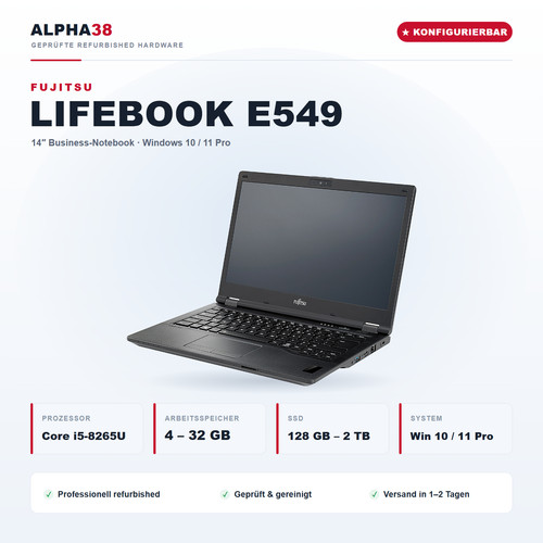 Fujitsu lifebook e549 intel - lifebook,