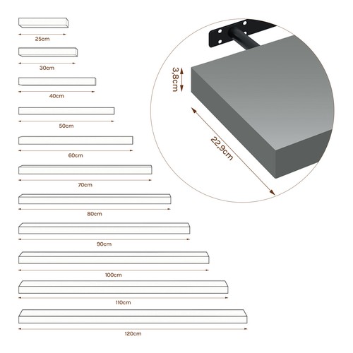 Wandregal wandboard buchregal - wandregal,