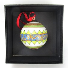Rosenthal Versace Porzellan Weihnachtskugel Serie Russian Dream Christmas Ball