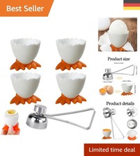 Eierbecher Set: 4 Moderne