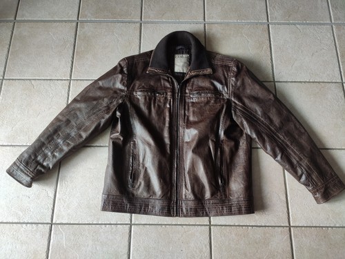 Nappa leder jacke - nappa-leder-jacke, braun