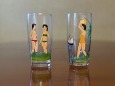 DDR Gläser Wechselbild Strand