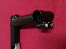 CrMo Vorbau, 1", 120mm, integrierte Zugführung, schwarz glänzend, NEU, NOS