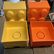 Lego Storage Brick Gelb und