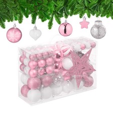 Weihnachtskugeln Christbaumschmuck Baumkugeln Weihnachtsbaumkugeln 101er Set