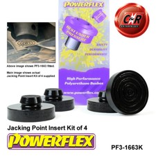 Powerflex Jackingpoint Einsatz Kit Von 4 Für VW Golf5 Gti R32 (03-09) PF3-1663K