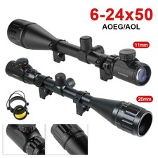 Taktisch 6-24X50 / 4X32EG Jagdgewehr Zielfernrohr Mit 11/20mm Rail für Outdoor