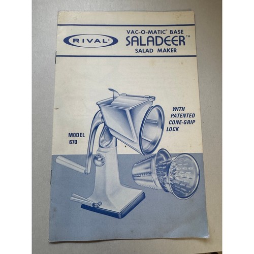 Vintage rival saladeer modell - rival,