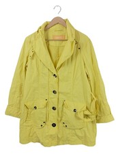 BIBA Übergangsmantel Damen Mantel Gr. DE 40 blassgelb Casual-Look