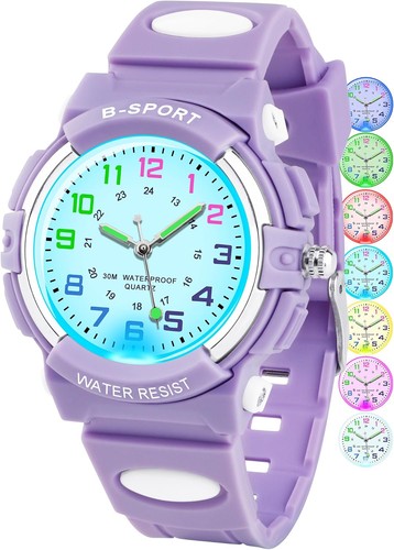 Analoge kinderuhr bunte - kinderuhr,