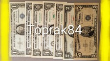Usa Dollar Lot Papiergeld Banknoten 1953