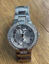 1x Guess - Damenuhr, silber