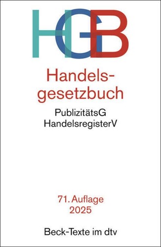 Handelsgesetzbuch hgb - /,