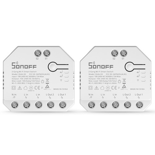 Sonoff dualr3 wifi smart - sonoff,