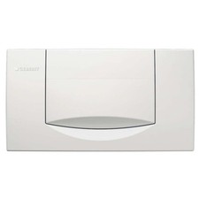 Geberit Betätigungsplatte 200F  weiß alpin für Spül-Stopp-Spülung, 115222111