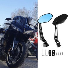 Anti-Glare Motorrad Spiegel Drehbar Rückspiegel Für Yamaha YZF R6 R6S R1 FZR 600