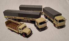 WIKING 1:87 Nr. 8484038, 8494039, 8490239 Magirus + Büssing BS "Herforder Bier"