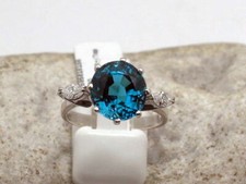 DIAMANT TOPAS RING IN 585/000