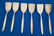 WMF 4500 Rom Besteck 6 Salzlöffel  90er versilbert Art. 1745/11.25